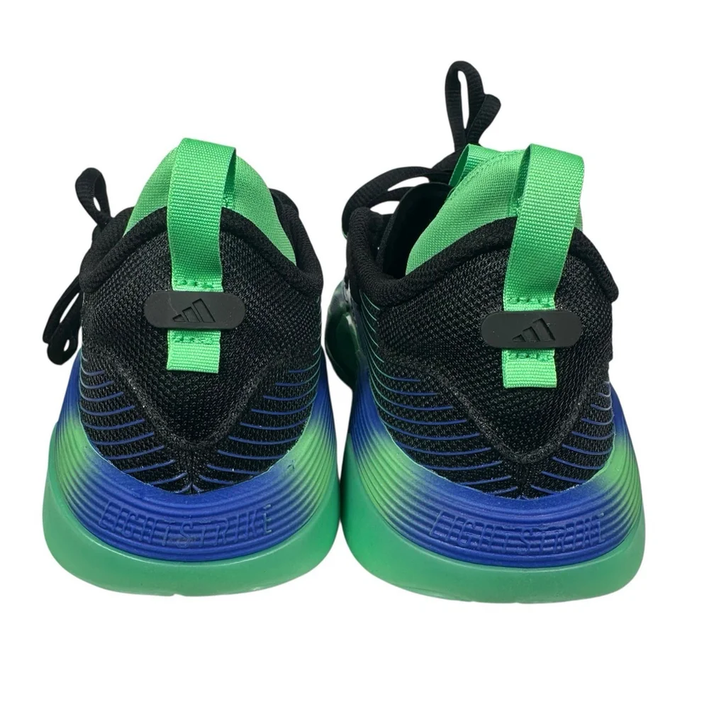 adidas Women's Black, Blue & Green Wave-Effect Athletic Sneakers